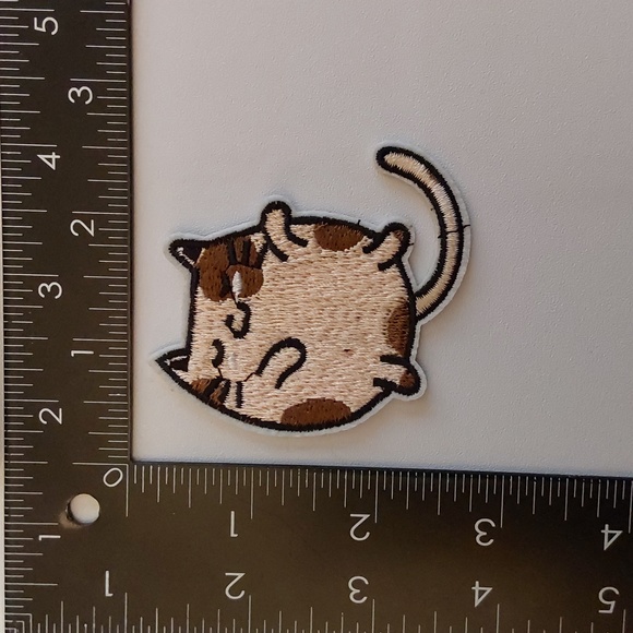 Cat Whimsy IRON ON Patch - Picture 2 of 3
